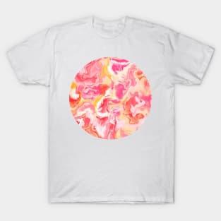 Summer Marbled Liquid Art T-Shirt